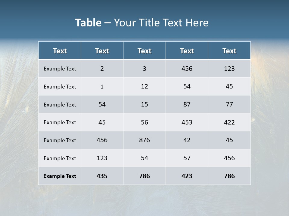 Snowflake Drop New PowerPoint Template