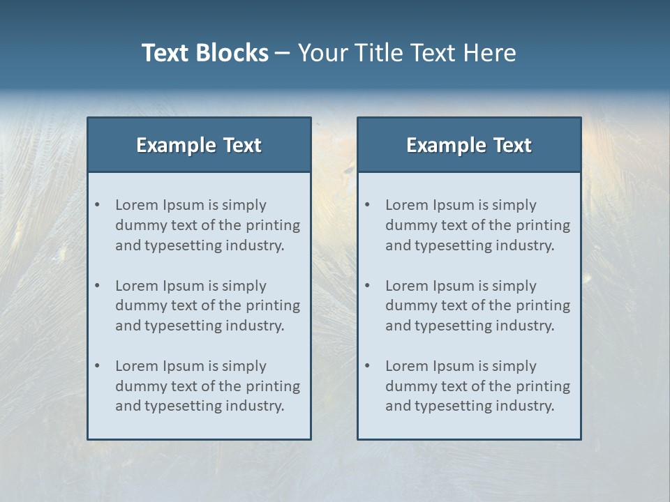 Snowflake Drop New PowerPoint Template
