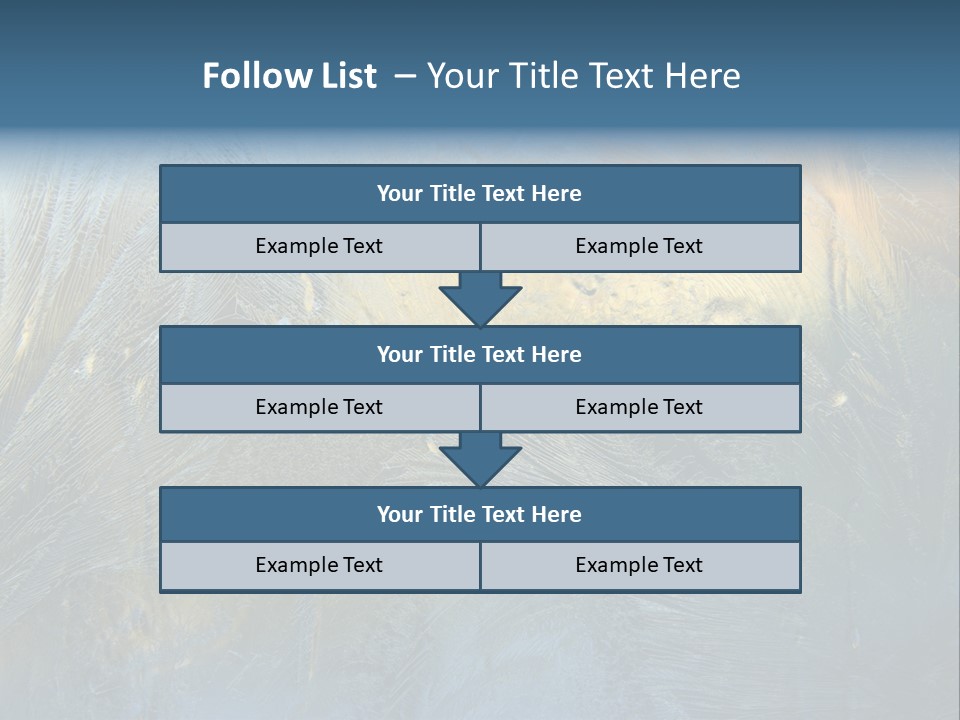 Snowflake Drop New PowerPoint Template