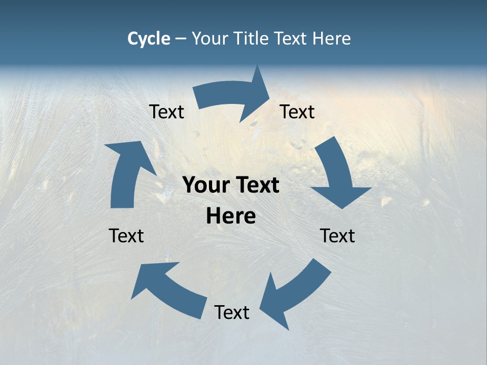 Snowflake Drop New PowerPoint Template