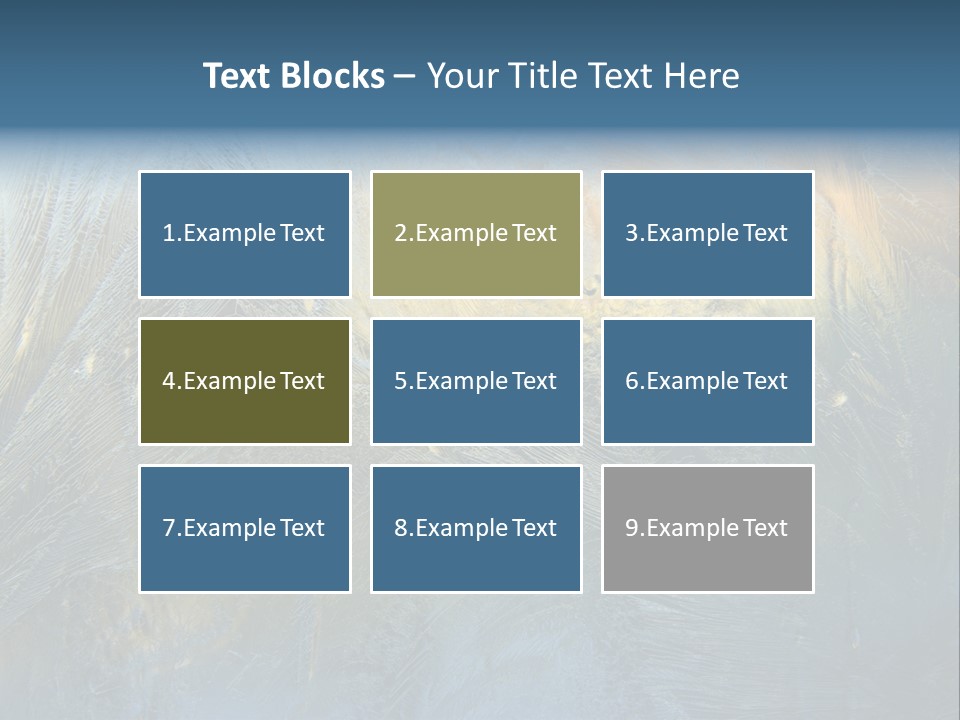 Snowflake Drop New PowerPoint Template