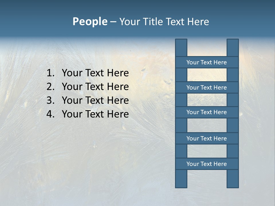 Snowflake Drop New PowerPoint Template