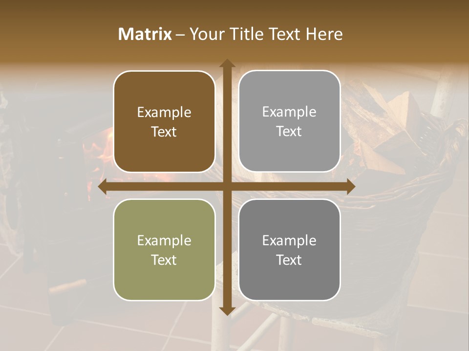 Iron Winter Fire PowerPoint Template