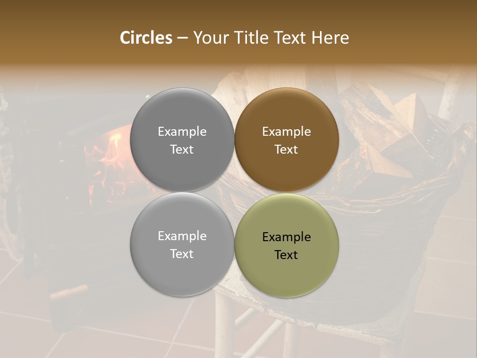 Iron Winter Fire PowerPoint Template