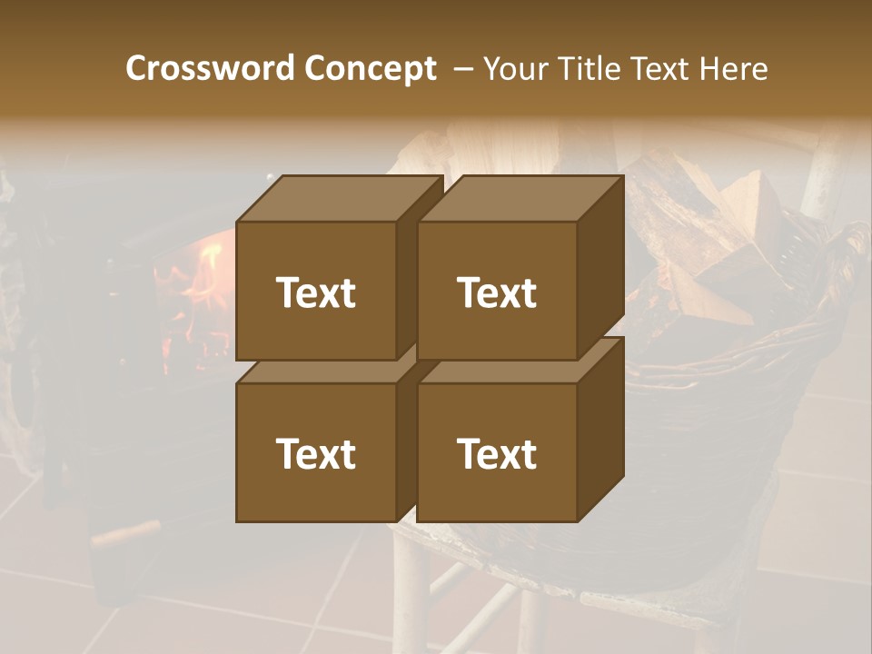 Iron Winter Fire PowerPoint Template