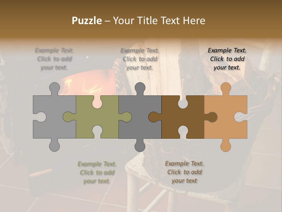Iron Winter Fire PowerPoint Template