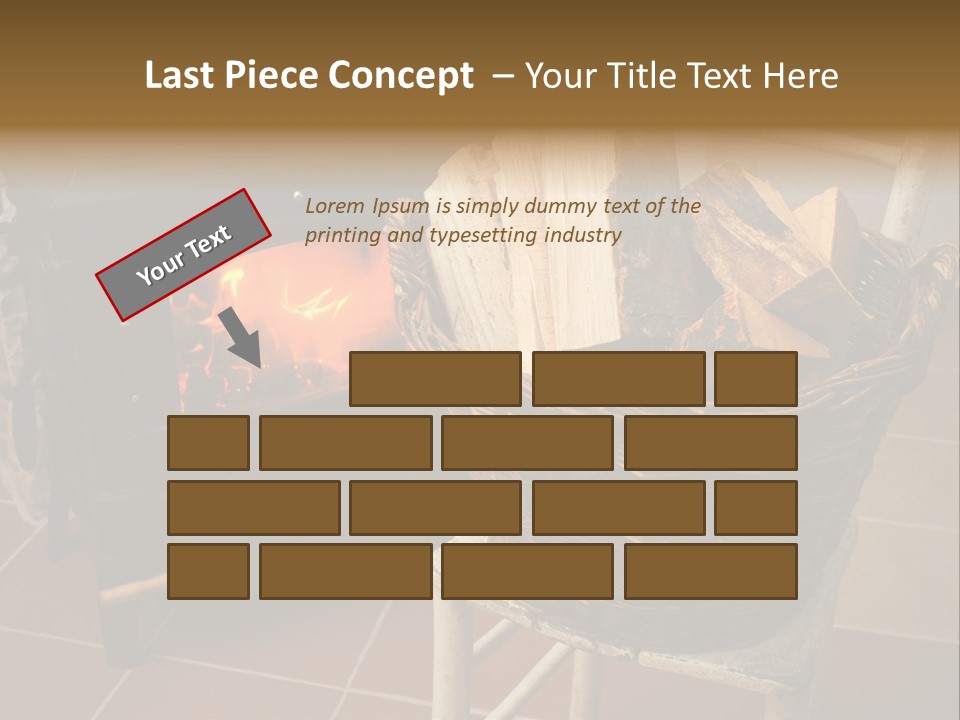 Iron Winter Fire PowerPoint Template