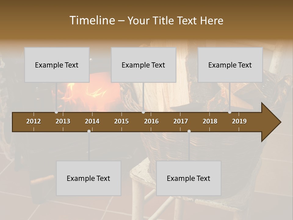 Iron Winter Fire PowerPoint Template