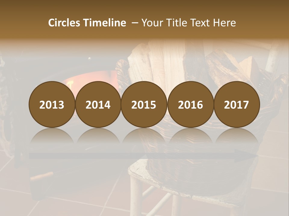 Iron Winter Fire PowerPoint Template