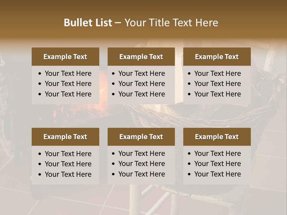 Iron Winter Fire PowerPoint Template