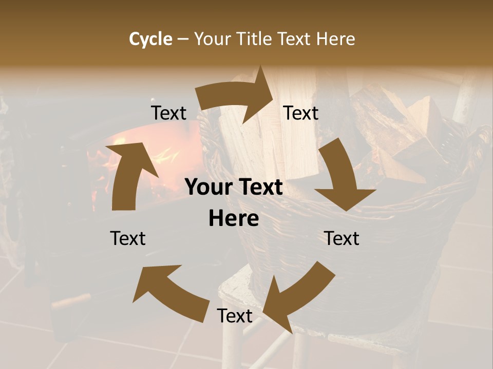Iron Winter Fire PowerPoint Template