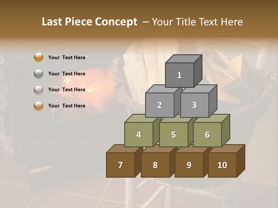 Iron Winter Fire PowerPoint Template