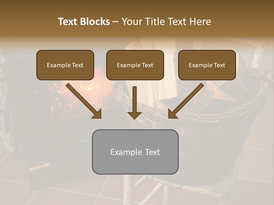 Iron Winter Fire PowerPoint Template