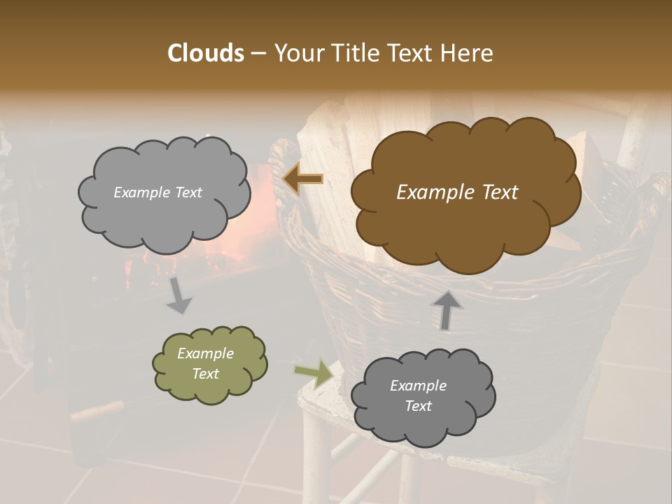 Iron Winter Fire PowerPoint Template