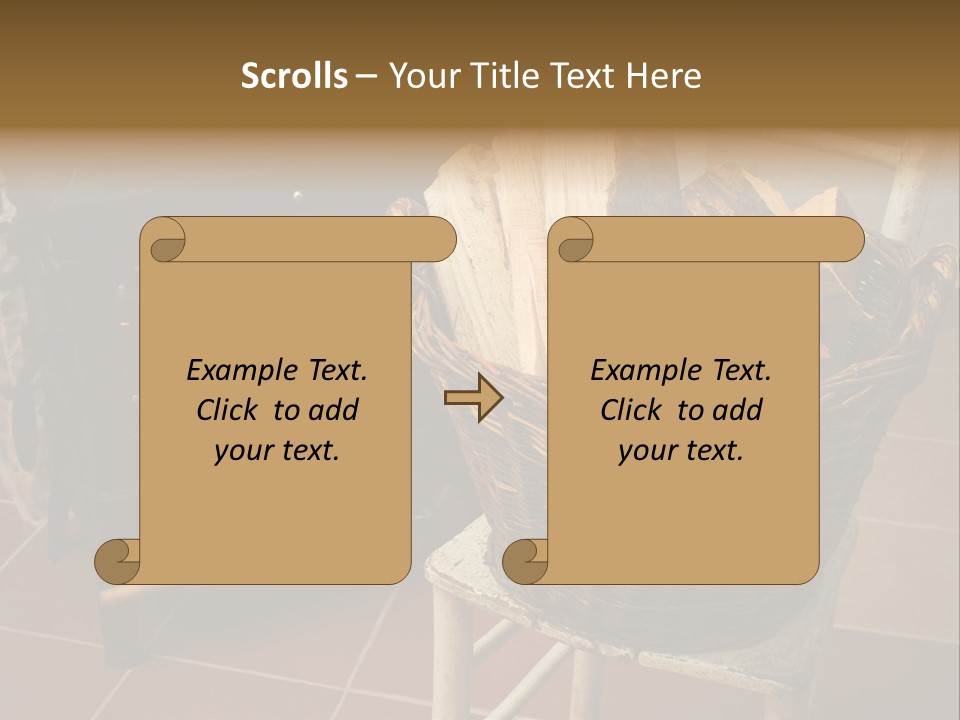 Iron Winter Fire PowerPoint Template