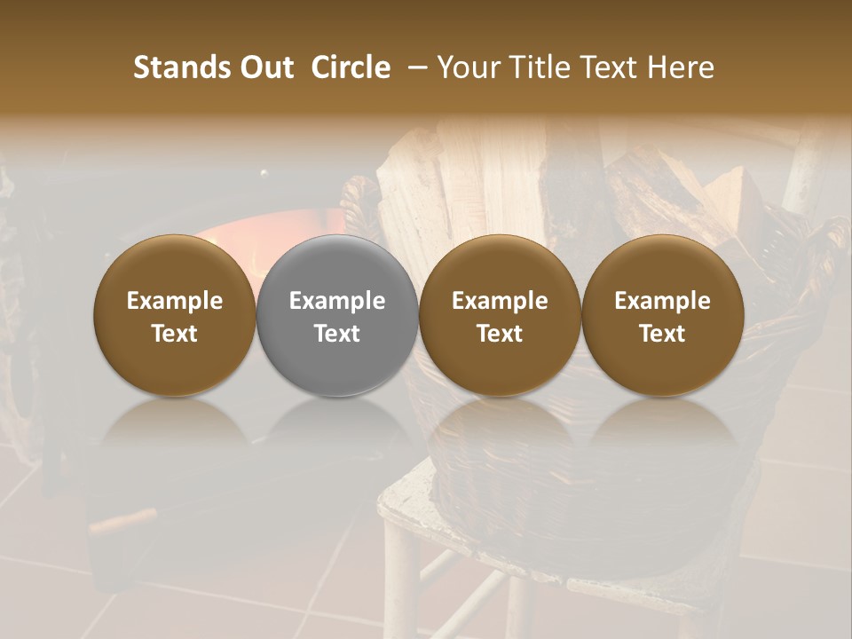 Iron Winter Fire PowerPoint Template