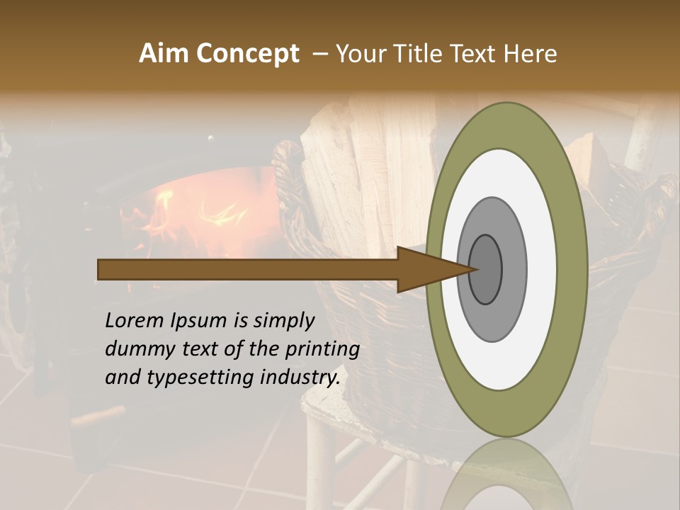 Iron Winter Fire PowerPoint Template