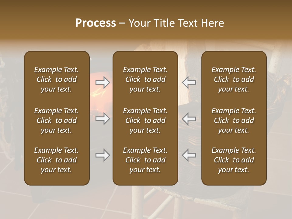 Iron Winter Fire PowerPoint Template