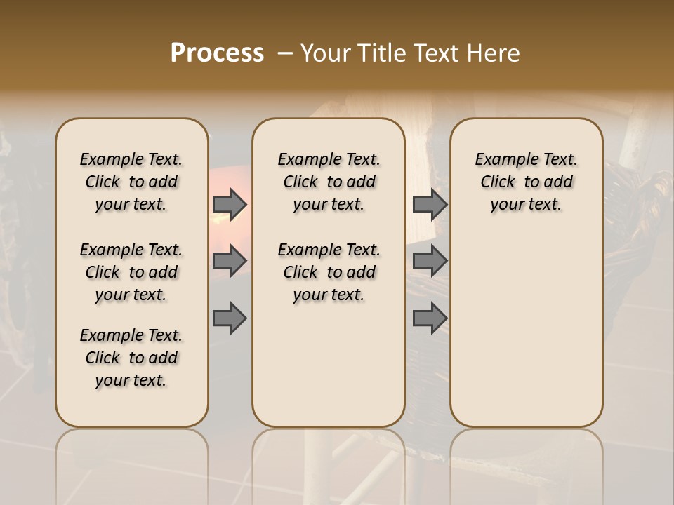 Iron Winter Fire PowerPoint Template