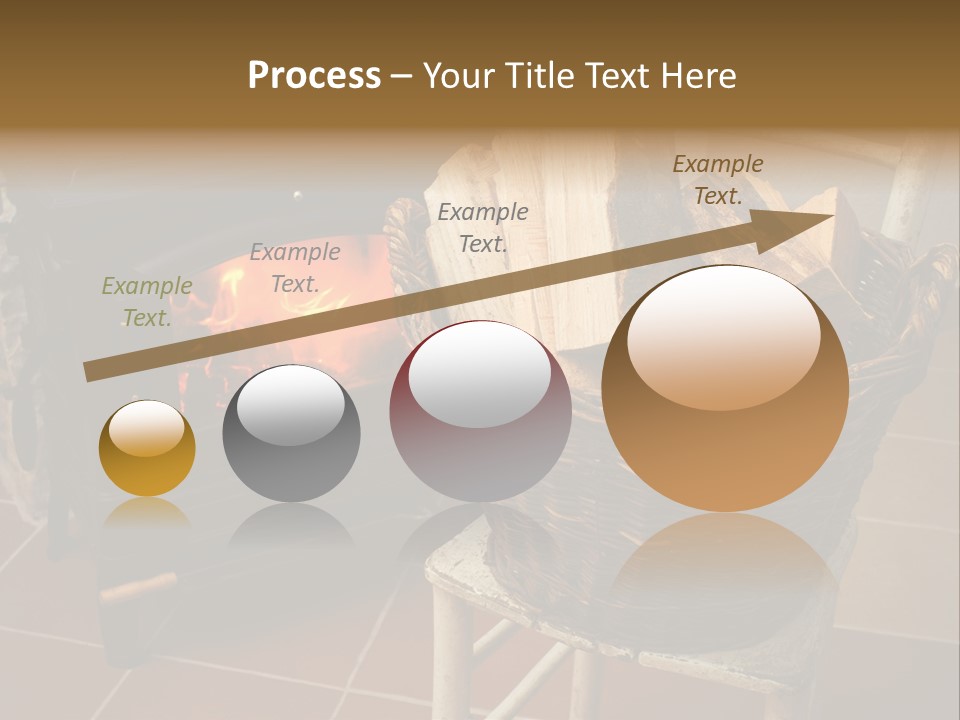 Iron Winter Fire PowerPoint Template