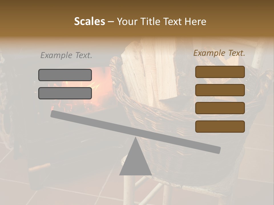 Iron Winter Fire PowerPoint Template
