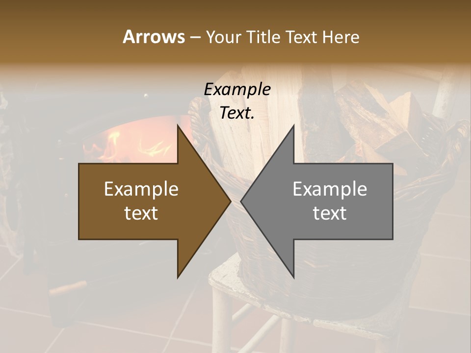 Iron Winter Fire PowerPoint Template