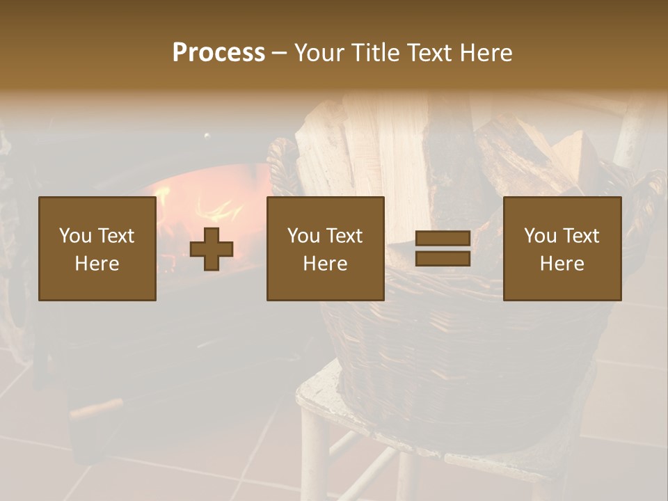 Iron Winter Fire PowerPoint Template