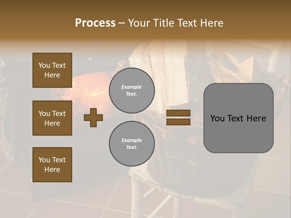 Iron Winter Fire PowerPoint Template