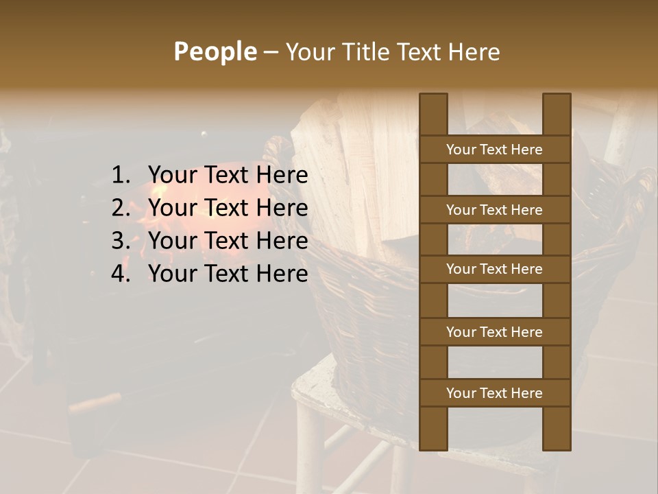 Iron Winter Fire PowerPoint Template