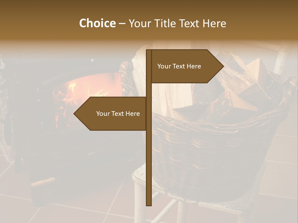 Iron Winter Fire PowerPoint Template
