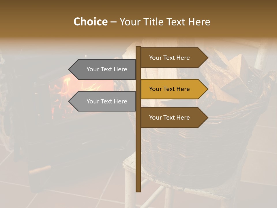 Iron Winter Fire PowerPoint Template