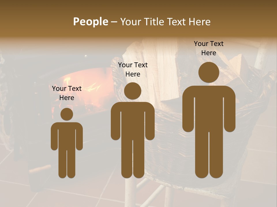 Iron Winter Fire PowerPoint Template