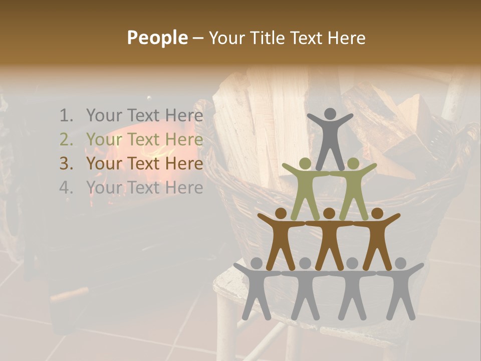 Iron Winter Fire PowerPoint Template