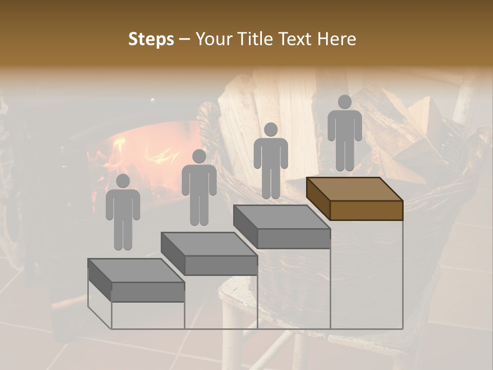 Iron Winter Fire PowerPoint Template