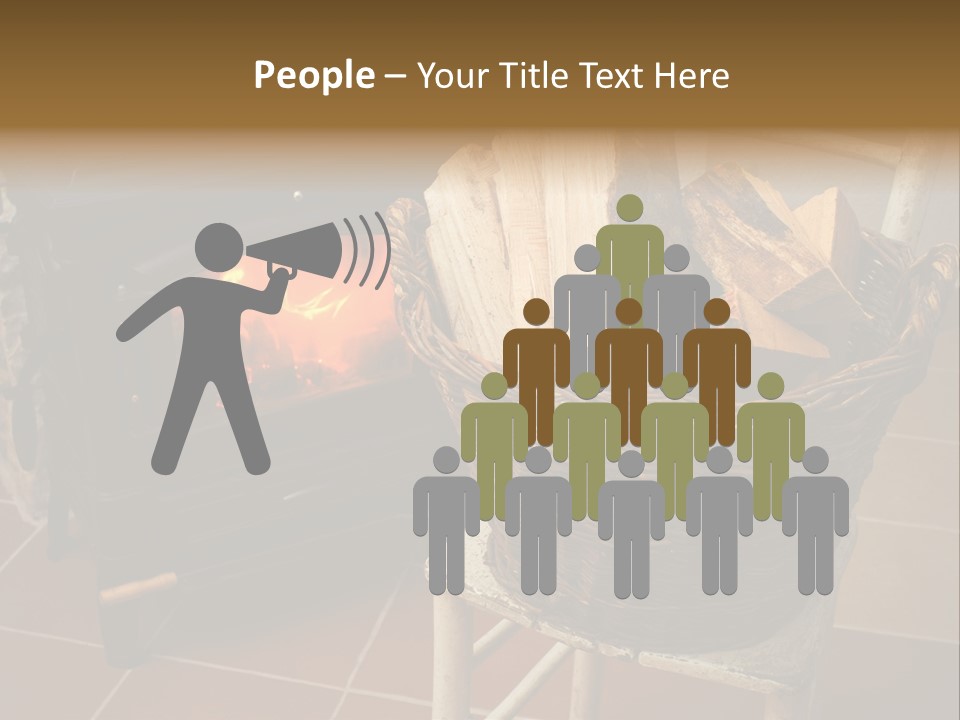 Iron Winter Fire PowerPoint Template