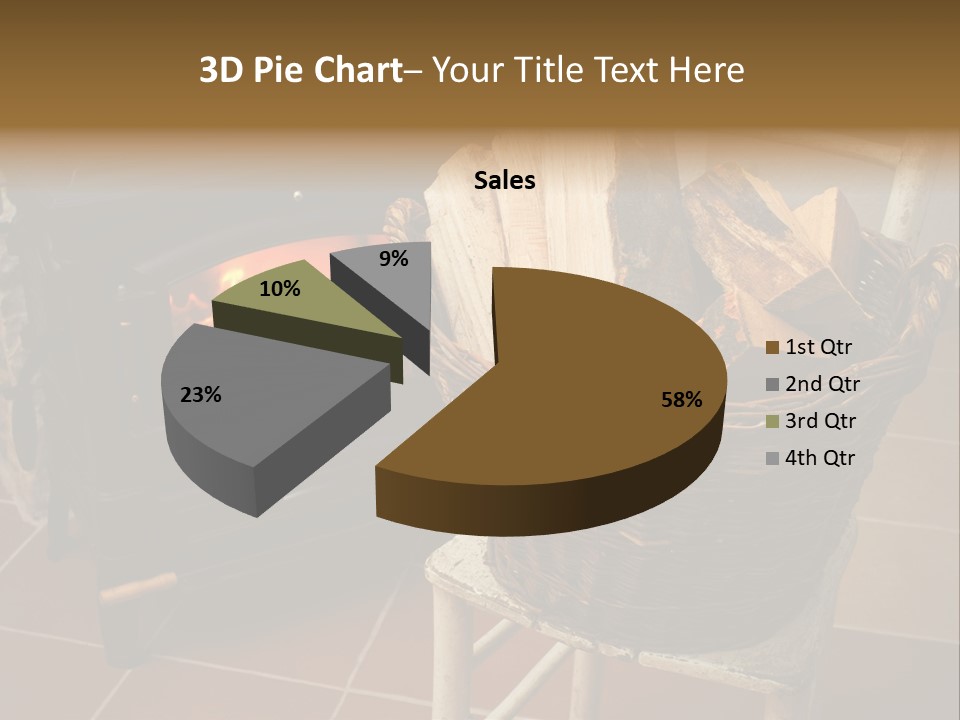 Iron Winter Fire PowerPoint Template