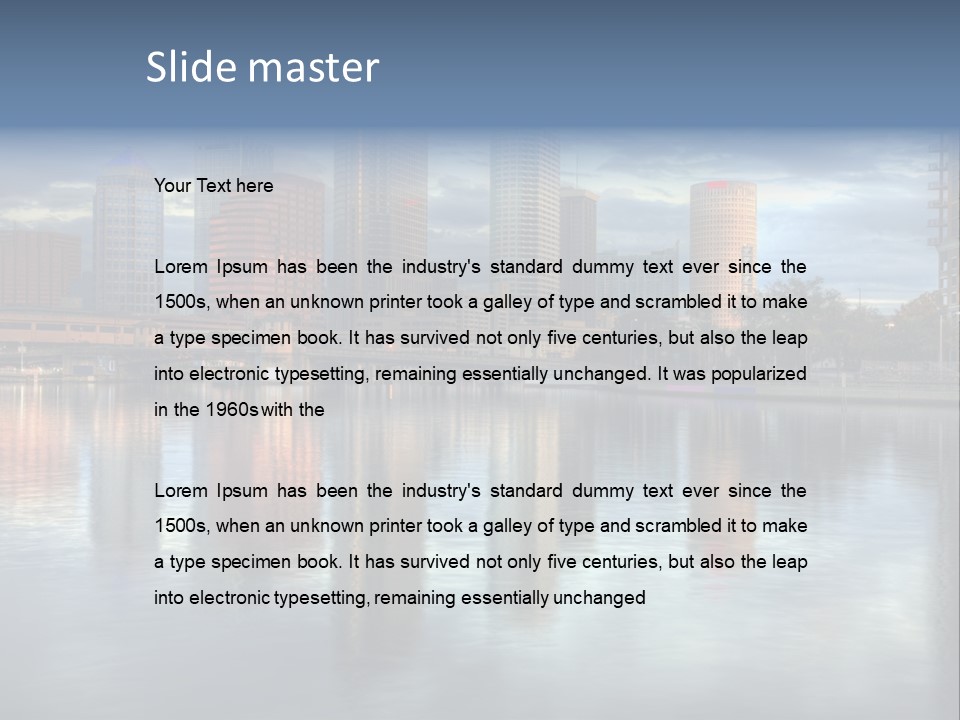 Architecture Yellow Light PowerPoint Template