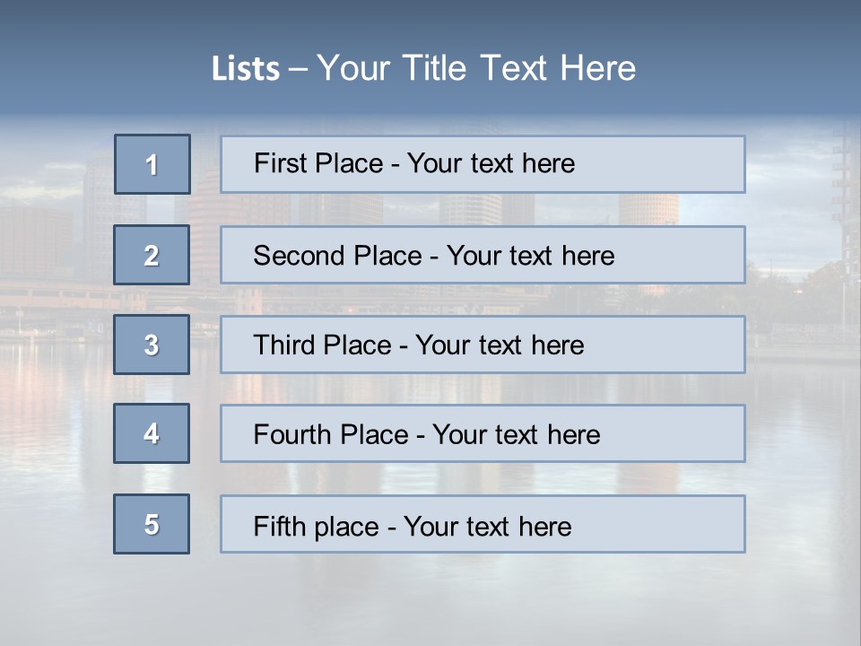 Architecture Yellow Light PowerPoint Template