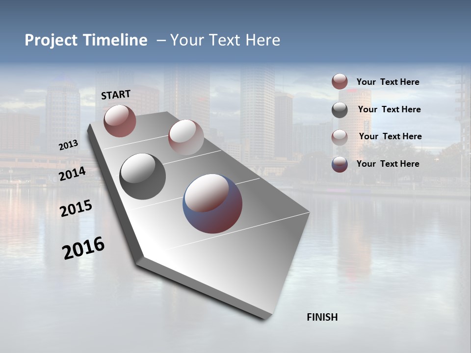 Architecture Yellow Light PowerPoint Template