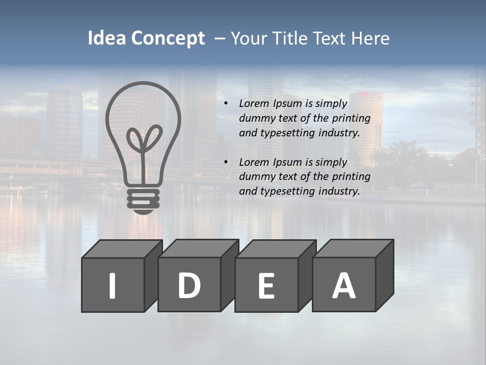 Architecture Yellow Light PowerPoint Template
