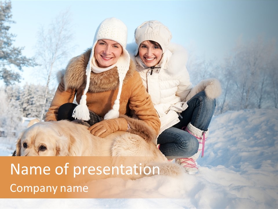 Sky Female Animal PowerPoint Template