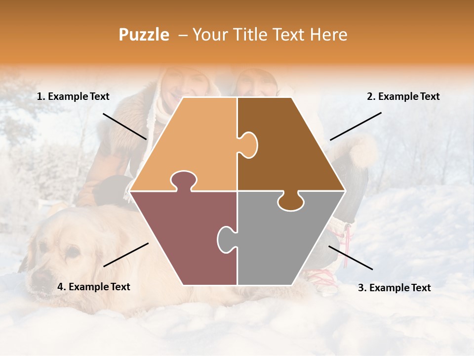 Sky Female Animal PowerPoint Template