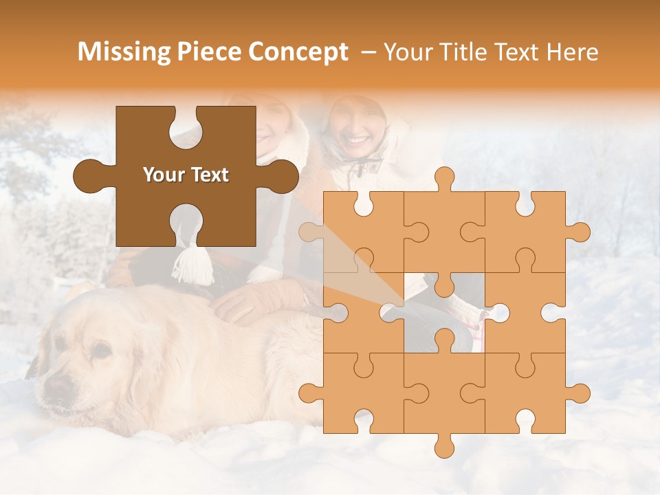 Sky Female Animal PowerPoint Template