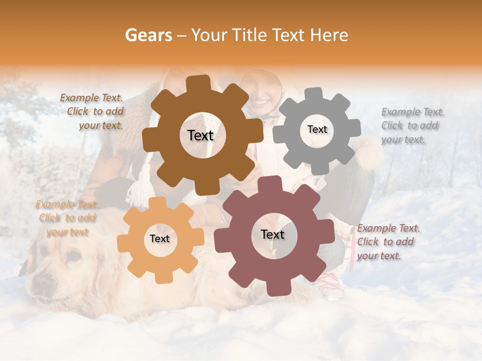 Sky Female Animal PowerPoint Template