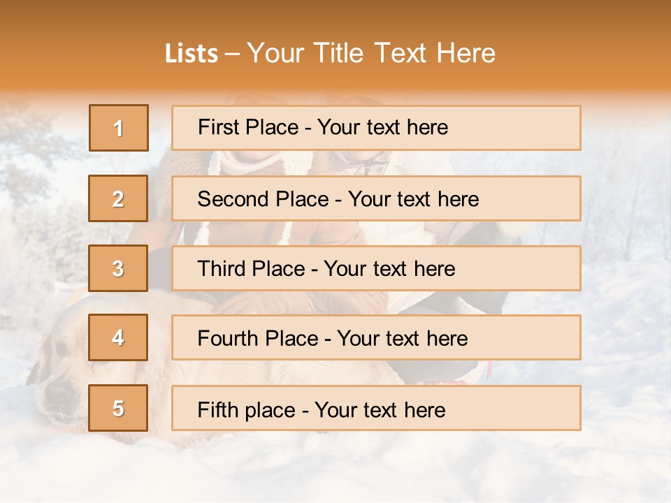 Sky Female Animal PowerPoint Template