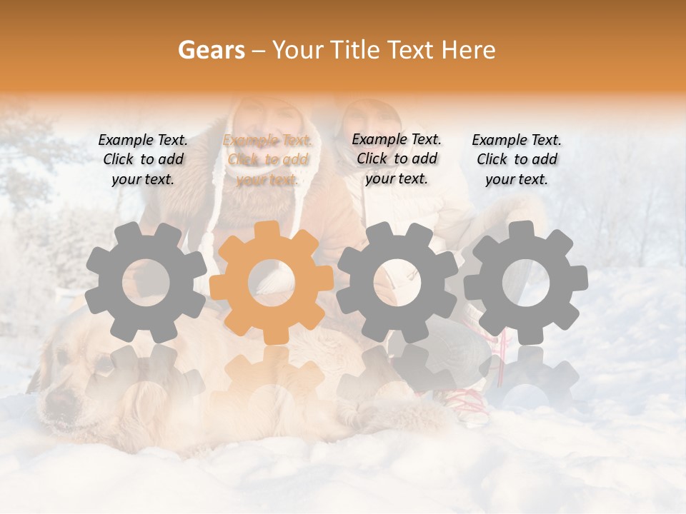 Sky Female Animal PowerPoint Template