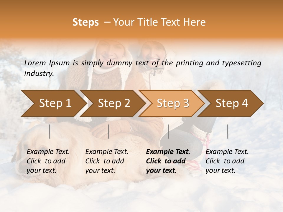 Sky Female Animal PowerPoint Template
