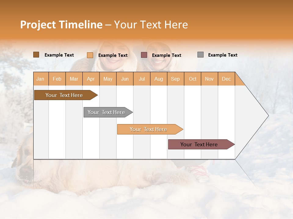Sky Female Animal PowerPoint Template
