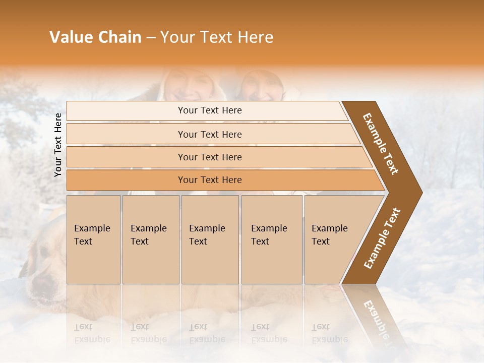 Sky Female Animal PowerPoint Template