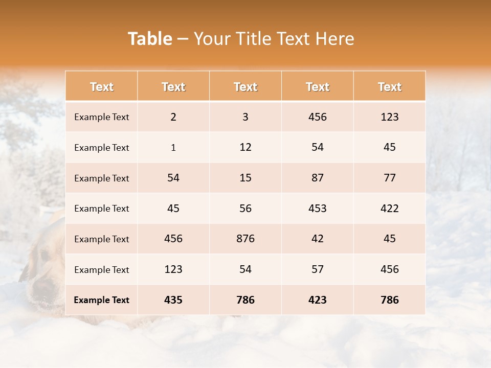Sky Female Animal PowerPoint Template